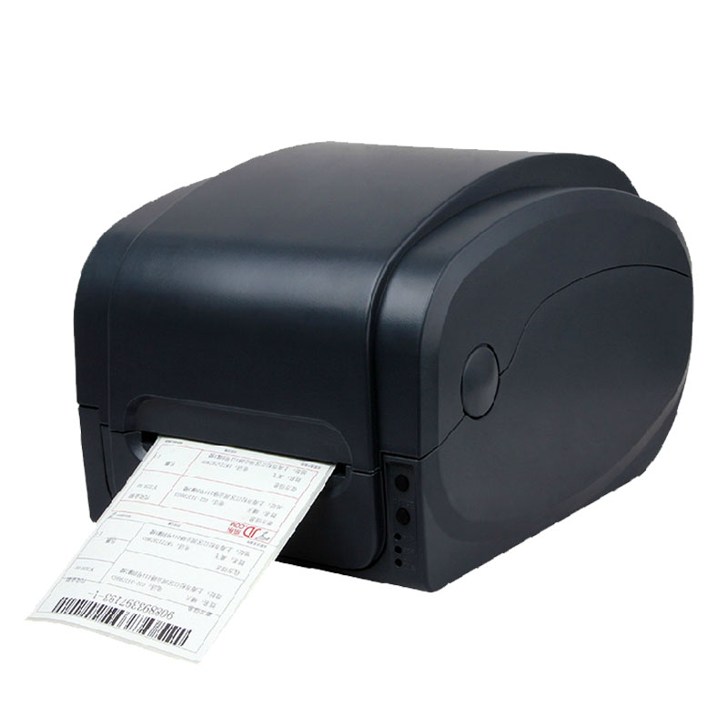 佳博GP-1124T条码打印机 铜版纸碳带亚银纸服装吊牌固定资产电子