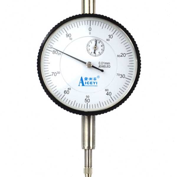 爱测易 0-10*0.01mm石轴承垂直表盘机械指针式百分量表