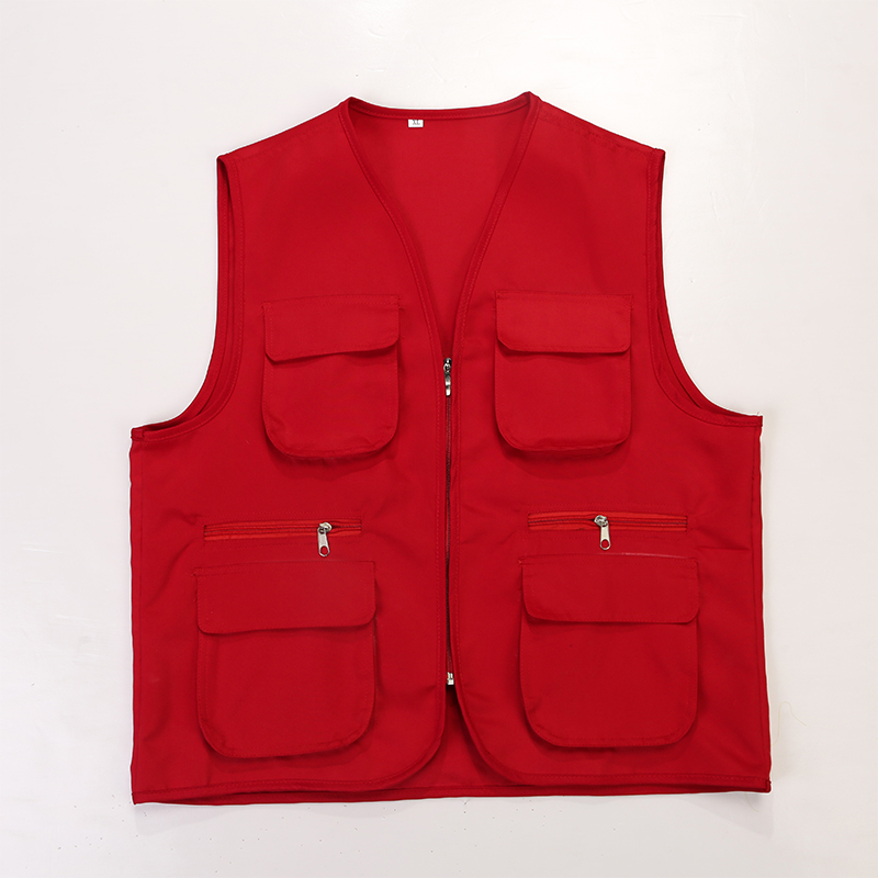 志愿者马甲定制印logo摄影导演记者工作服定做印字多口袋马夹订做