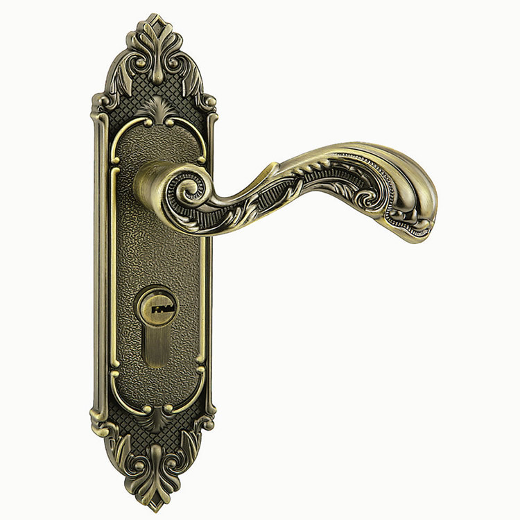 青古铜色十大名锁门锁室内房门锁卧室锁具欧式锁纯铜双排锁芯