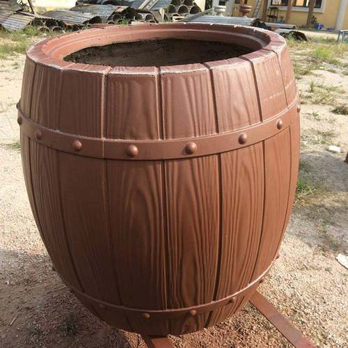 玻璃钢制品加工GRC仿木花盆系列环氧玻璃钢定做