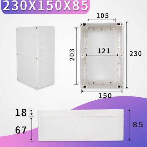 230*150*87 F系列ABS塑料防水盒户外防水接线盒室外监控端子盒