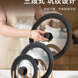 锅盖家用砂锅盖钢化玻璃耐高温盖子单盖18/20/24/26/28/30/32cm