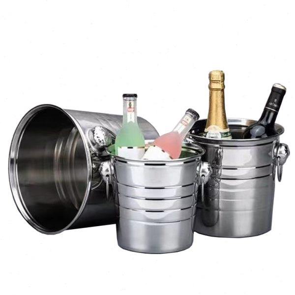调酒师 多款冰桶 不锈钢亚克力玻璃加厚虎头欧式香槟桶冰块红酒桶
