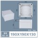 接线盒 190 仪表外壳 室外安防盒190 130 监控防水盒 塑料防水盒