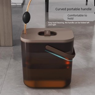 透明茶桶废水桶高级茶台专用茶水桶茶桌茶渣桶泡茶排水桶茶叶桶