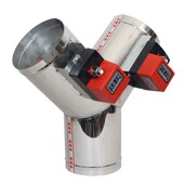 不锈钢电动Y型三通风阀管道二通阀风量调节阀止逆阀止回阀开关型