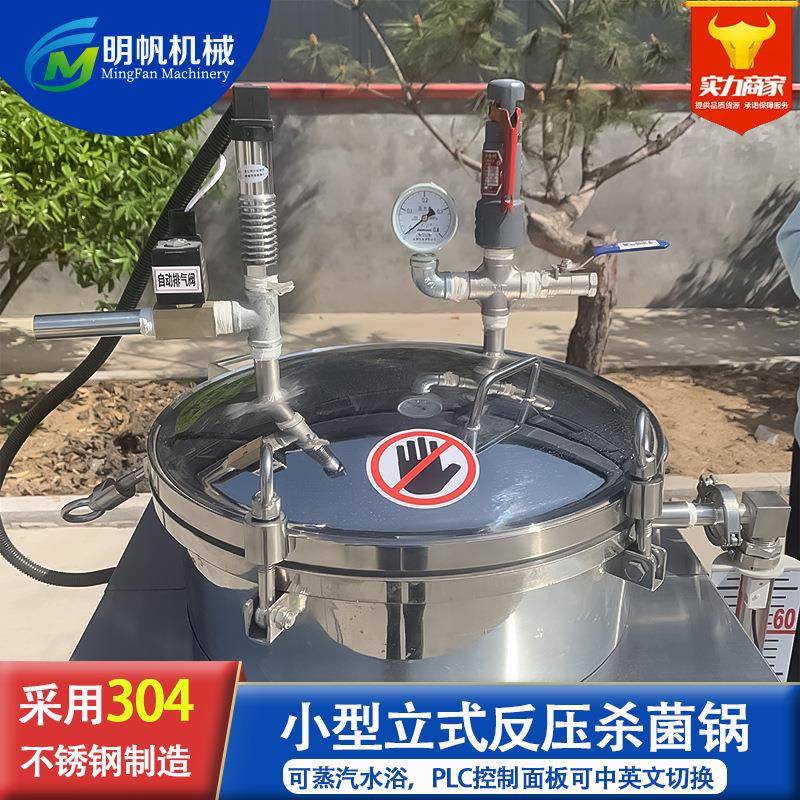 全自动小型立式杀菌锅真空熟食肉制品粽子杀菌机商用海参灭菌釜