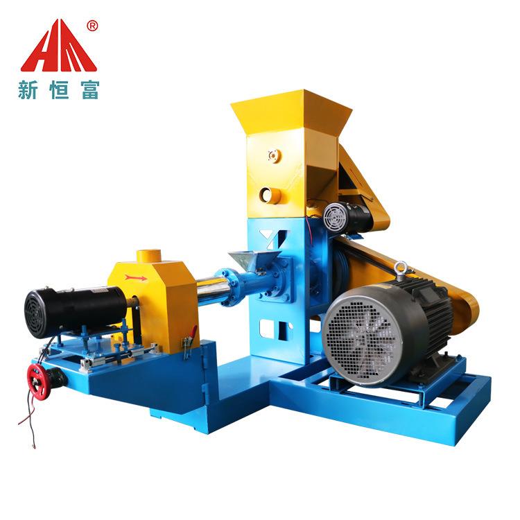 恒富机械颗粒饲料膨化设备水产漂浮鱼粮膨化机宠物饲料膨化机