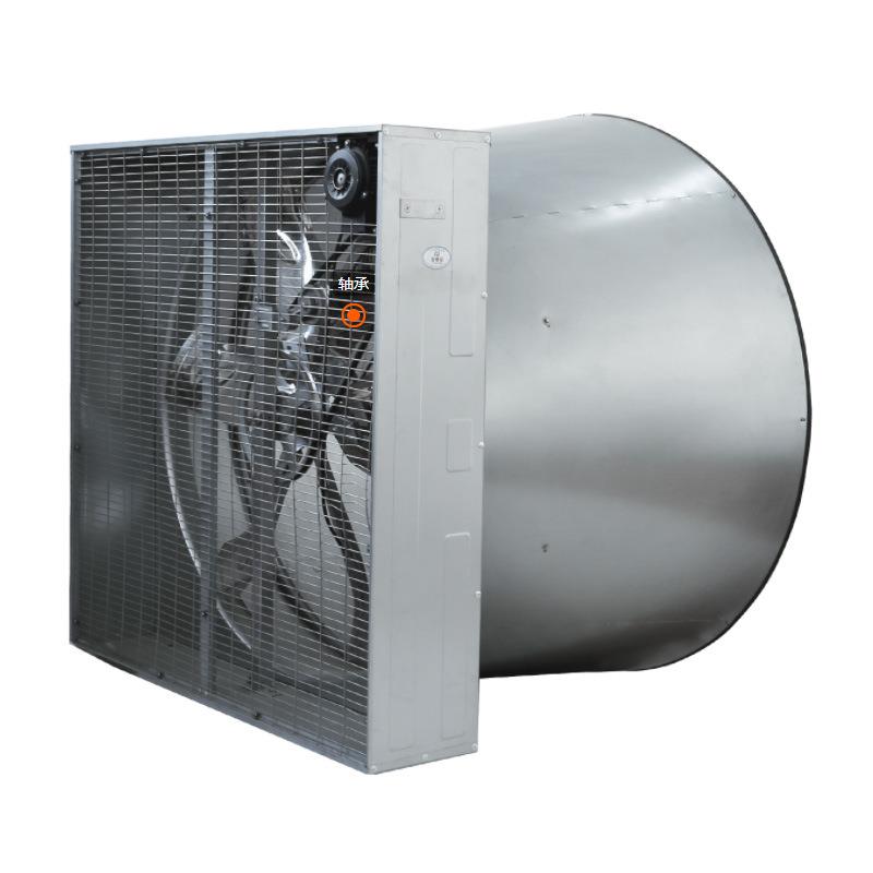 负压畜牧风机(图),喇叭口畜牧风机,温控蝴蝶式拢风机