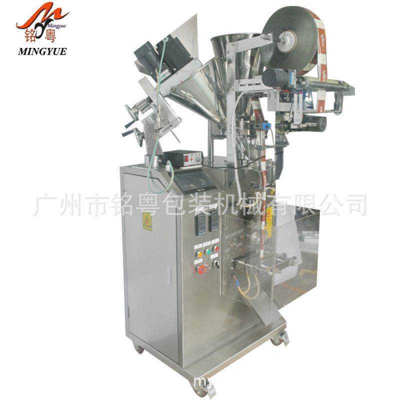 广州厂家乳液精华双料自动包装机，双泵双料小袋液体包装机