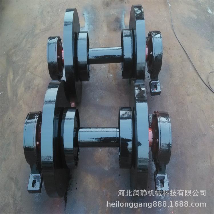 输送机配件大倾角皮带机压带轮包胶压带轮传动滚筒