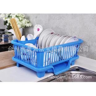 沥水碗架收纳篮水槽置物架碟盘整理盒滴水塑料篓模具定制注塑加工