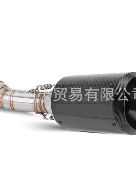 摩托车排气管改装 适用于楚留香CLX700不锈钢小中段 51mm无损安装