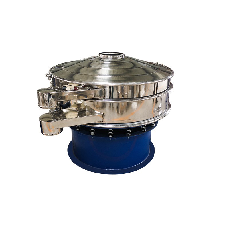 胡椒粉不锈钢振动筛 速食汤粉筛分机 闸门型圆形筛