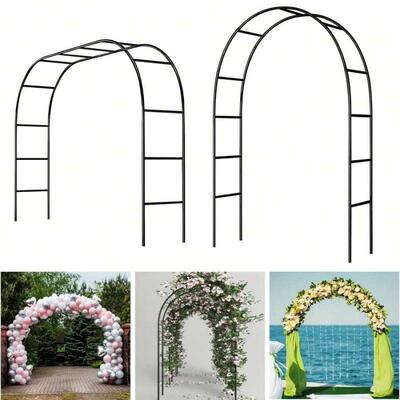 2025跨境新款 Garden Buildings 花园拱形藤架防锈适合攀爬植物