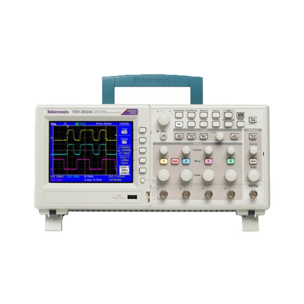 泰克Tektronix TDS2024C示波器 200MHz 4通道 2GS 数字存储示波器