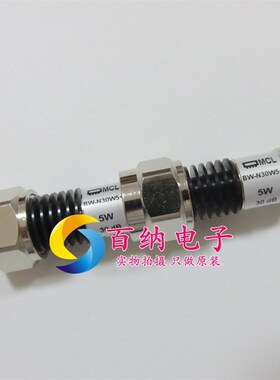 原装BW-N30W5+ DC-18GHz 30dB 5W 同轴固定衰减器 N BW-N10W5+(10