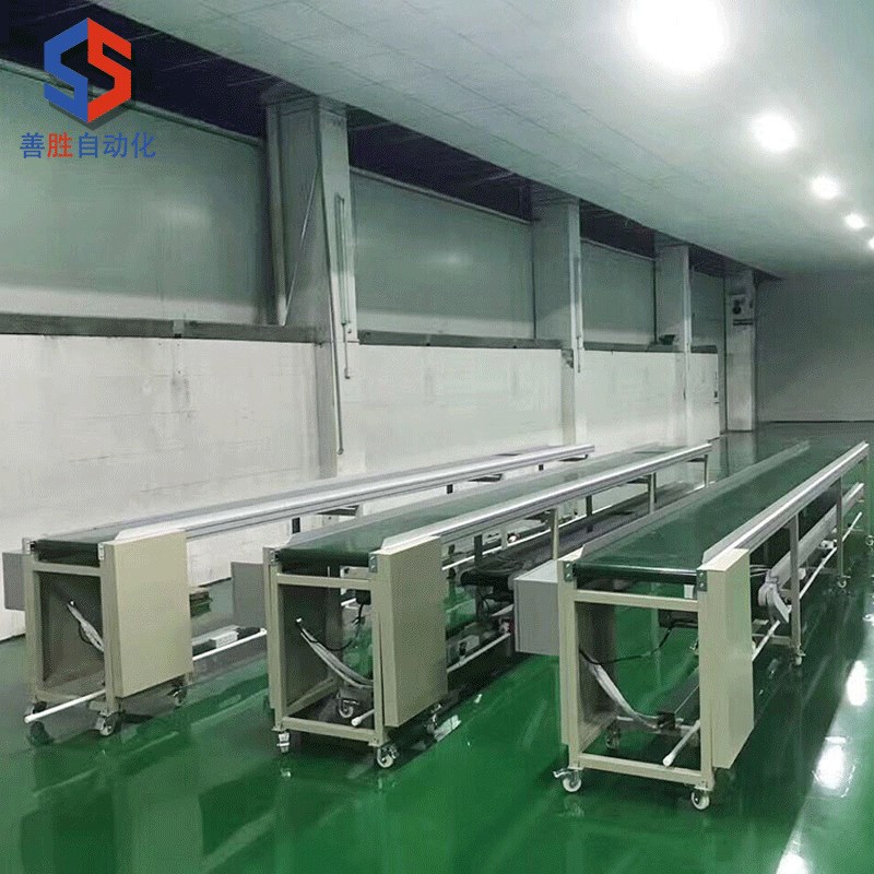 定制注塑机配套皮带输送机机械手配套铝型材传送带自动化输送设备