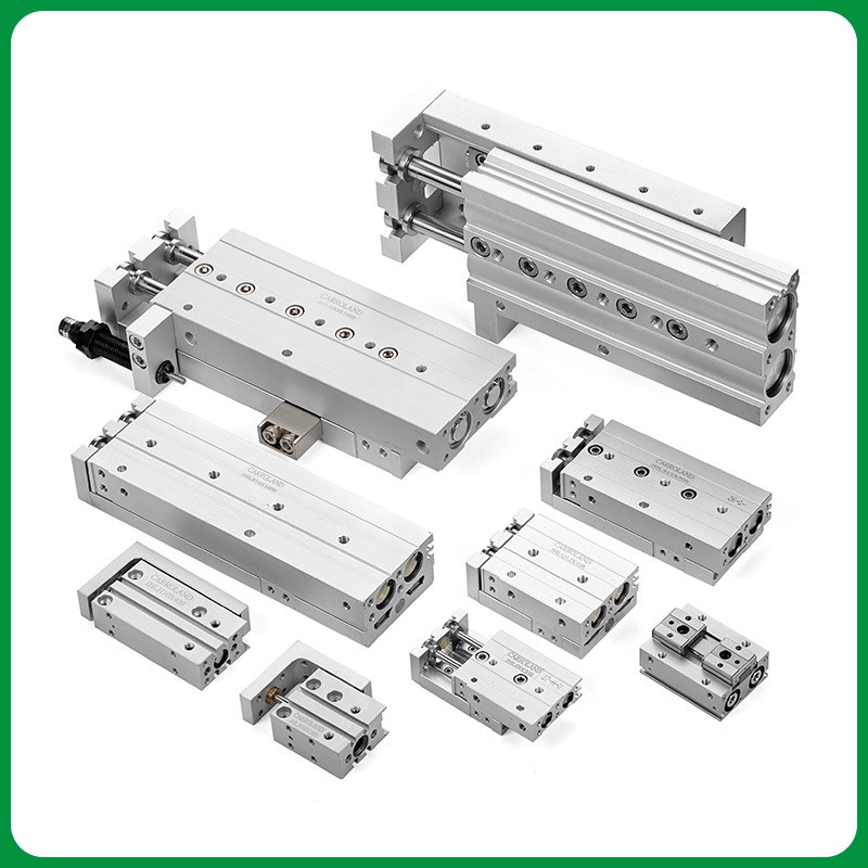 JHLS6系列双轴双活塞气动滑台气缸 缸径6mm行程10-50mm双作用气缸
