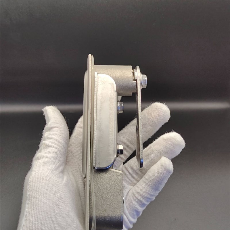 MS490-1开关控制柜锁铁皮柜方形柜锁配电箱平面锁304不锈钢