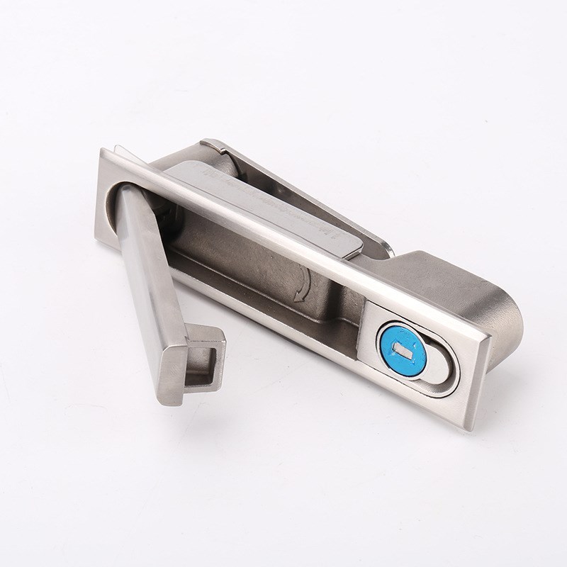 MS818-1不锈钢平面锁 配电柜门锁 开关柜门锁 工业设备柜门锁