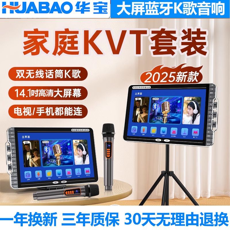 华宝K歌音响麦克风话筒一