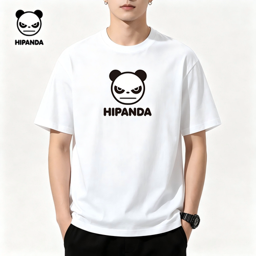 HIPANDA圆领t恤男女同款