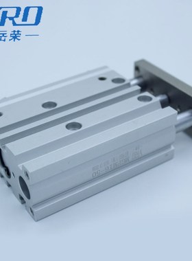 YRO岳荣三轴三杆气缸MGPM25-10-20-25-30薄型带导杆气缸MGPL25-50