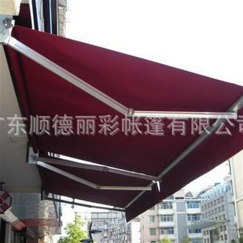 商铺门头阳篷曲臂遮阳蓬窗式遮阳蓬固定棚推拉篷商铺别墅伸缩雨棚