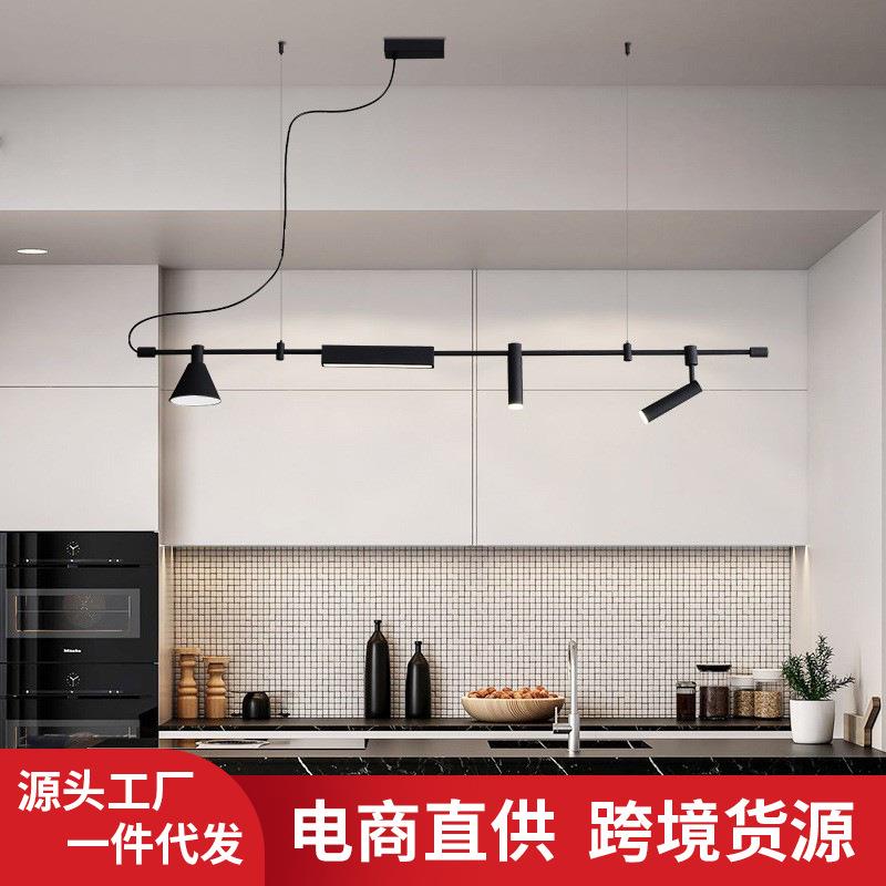 吊灯餐厅灯时尚灯具简约现代饭厅吧台办公室会议桌长条创意设计师