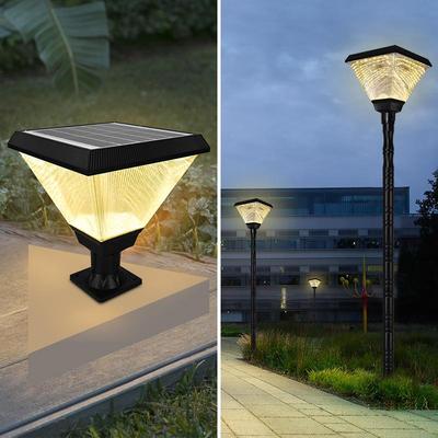 古镇灯具太阳能灯户外庭院灯led灯别墅围墙防水柱头灯家用柱子灯