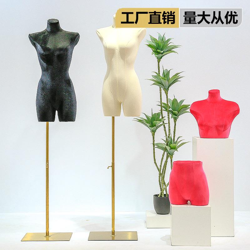 高档内衣店展示架假人体道具塑身衣内裤男女半身橱窗文胸模特架子