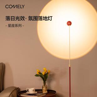 新特丽创意落地灯客厅简约现代日落灯钢琴灯具led卧室阅读床头灯