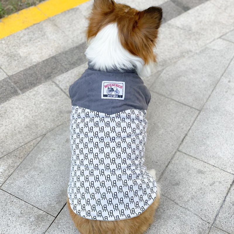 狗狗衣服秋冬新款加厚保暖棉服柯基柴犬泰迪比熊中小型犬网红潮衣
