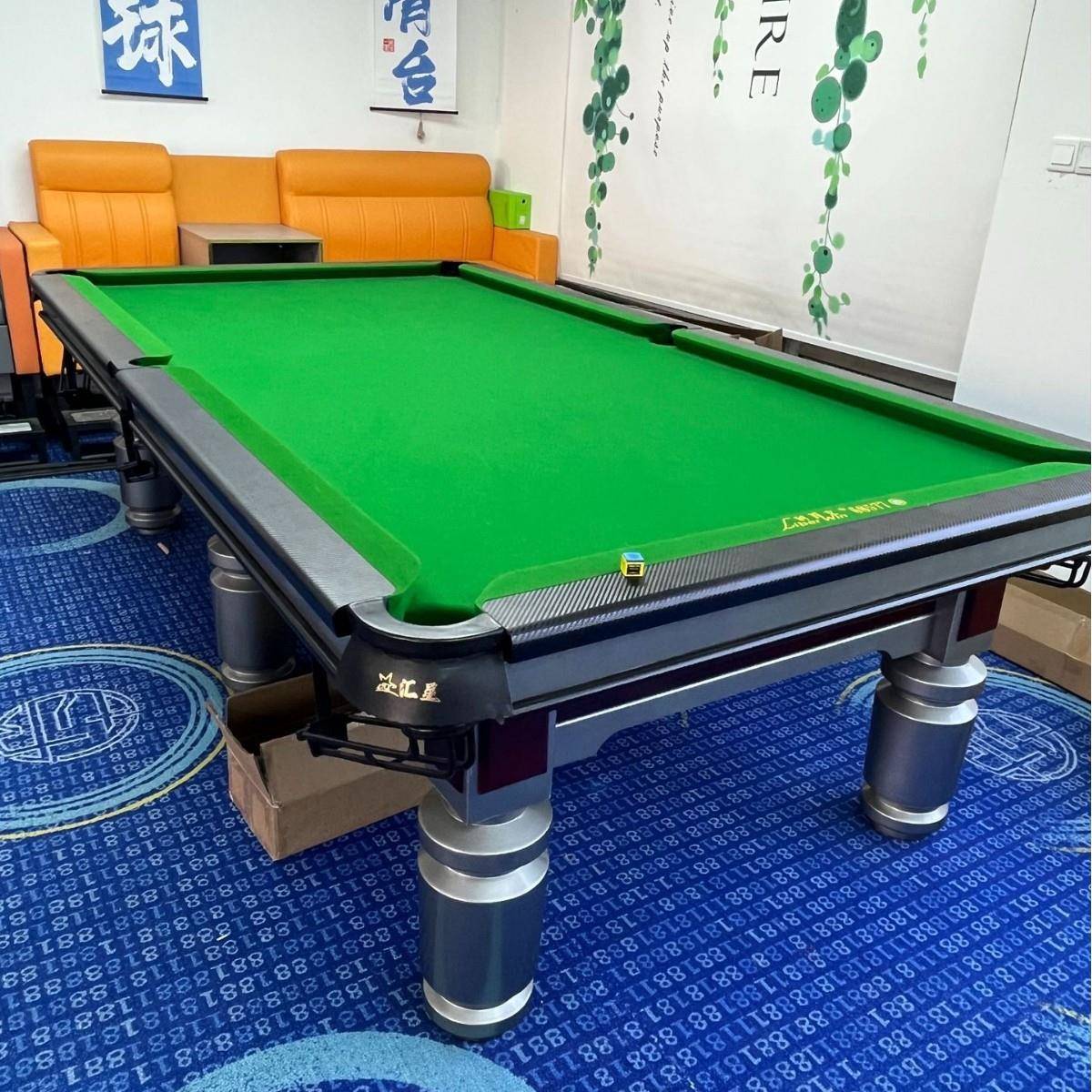 台球桌厂家商用标准型台球案台球杆大理石桌球台家用国标球桌