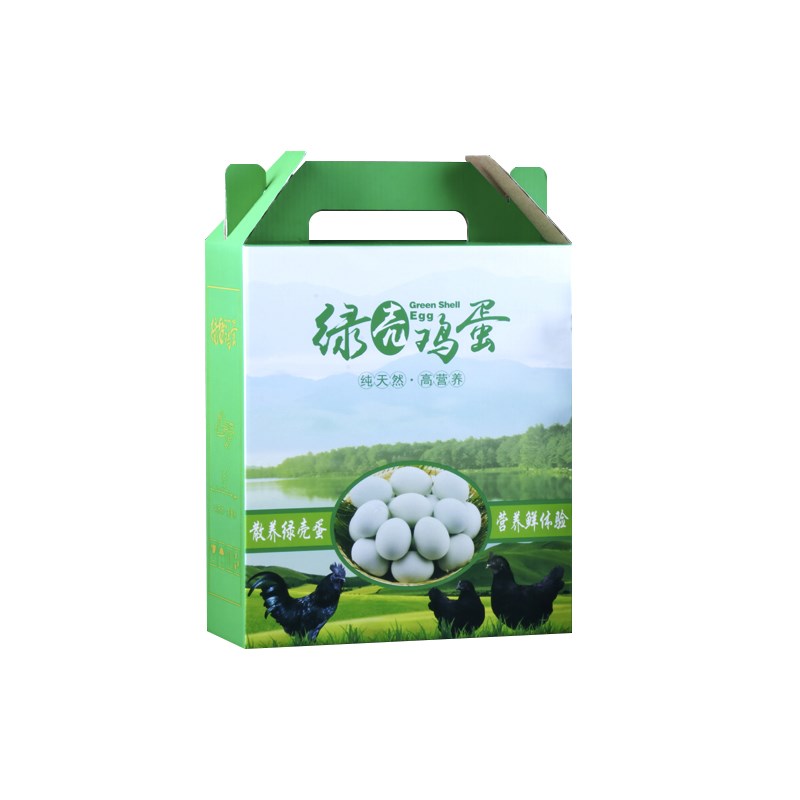 绿壳鸡蛋包装盒包装箱3o0/50/60/100枚礼品盒纸箱乌鸡蛋手提盒定