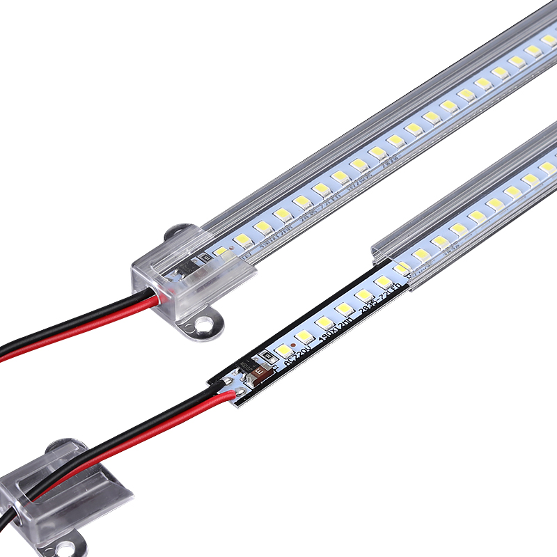 led硬灯条高压220v防水透明超亮长条灯管鱼缸展示柜冰箱贴片灯带