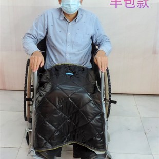 秋冬偏瘫老人外出加绒加厚保暖毯腿部户外盖毯轮椅座椅围挡被配件