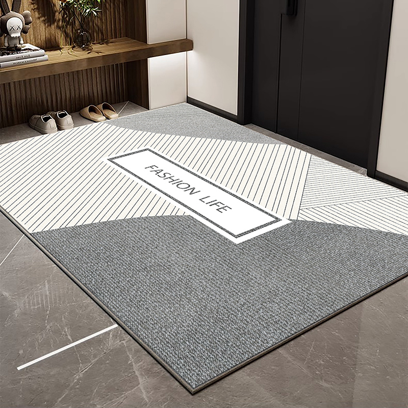 入户门地垫平绒客厅玄关踩脚垫入门地毯门垫进门大门口吸水家用垫