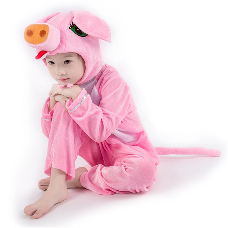 六一幼儿园童话剧舞蹈服三只小猪演出服儿童动物表演服装舞台剧薄