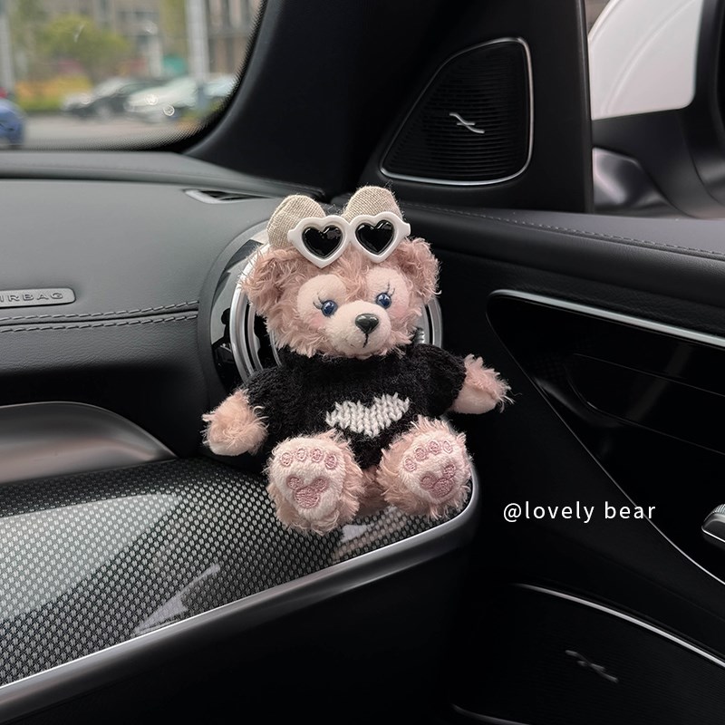 奔驰c260l汽车内出风口摆件e300lglc300车载香薰空调口装饰品可爱