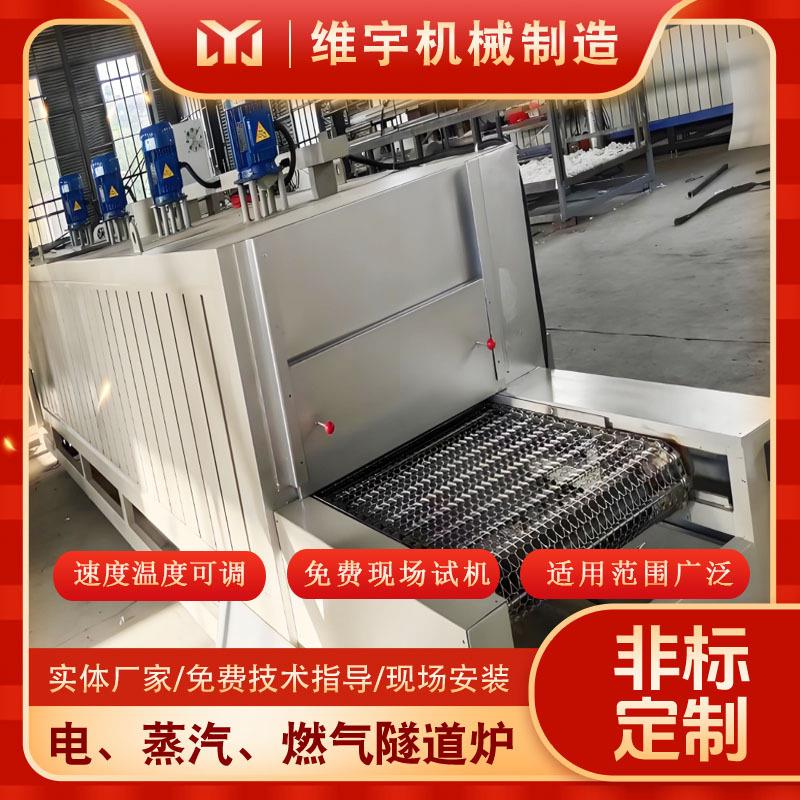 隧道式烘干线电动卷芯隧道炉连续式烘干设备支持来样免费试机