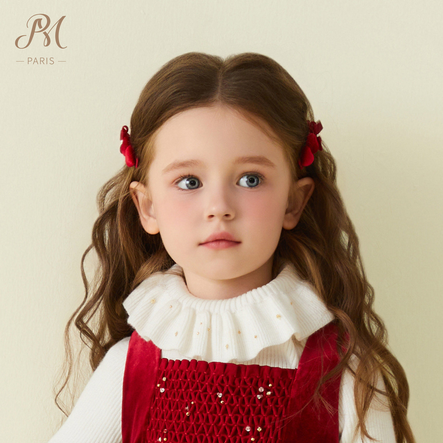 Petite Marguerite小雏菊童装·韩系甜美高级感红色