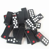 大号牌九骨牌天九广东黑牌九实心加厚加重牌九家用密胺手搓顶牛