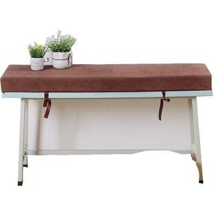 加厚海绵可拆洗防滑坐垫换鞋柜凳子垫卡座垫茶庄椅子长条沙发椅垫