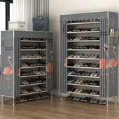 鞋 柜收纳神器放门口 架多层防尘家用经济型超大容量室内好看简易鞋