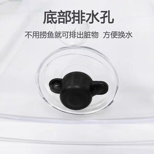 鱼缸斗鱼缸双缸小型鱼分离盒带隔板一整套观赏鱼缸饲养繁殖孵化缸