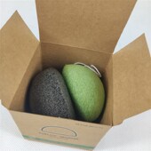 4个装 魔芋洗脸扑蒟蒻面扑面部清洁洗脸起泡好卸妆洁肤海绵半球形