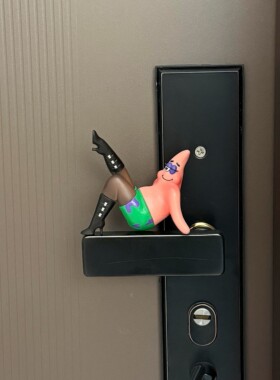 成功的吸引了注意力黑丝派大星